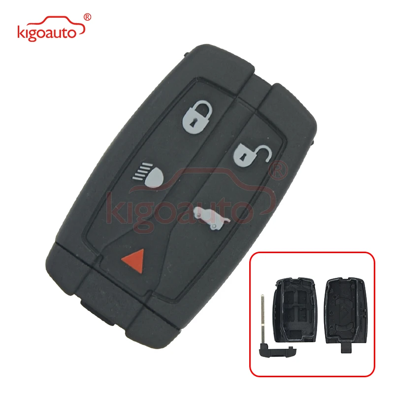 

Kigoauto Smart key shell case for Landrover LR2 4 button with panic 2008 2009 2010 2011