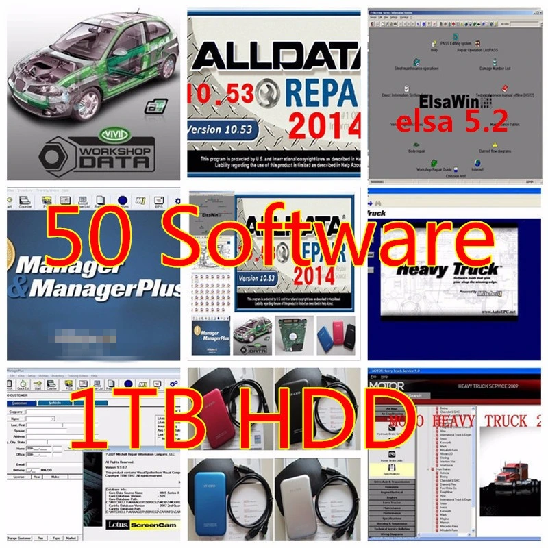 

alldata and m.itchell 2015 OD5 alldata v10.53 auto repair software all data + elsawin 6.0 vivid workshop data atsg 50in1 1tb hdd