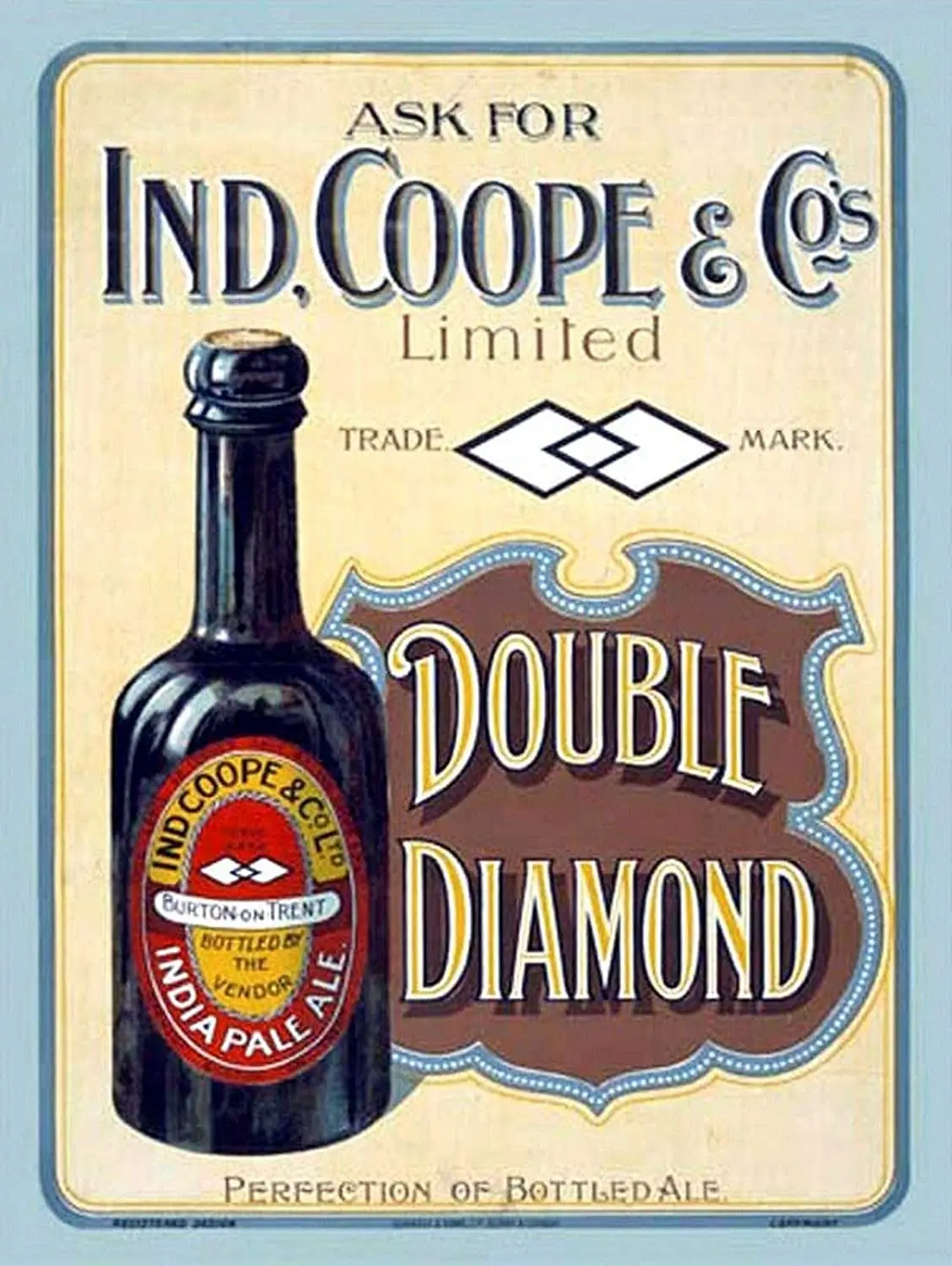 

Double Diamond Decor Signs 12x8 Inch Metal Tin Sign