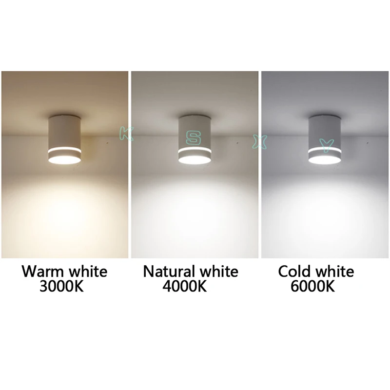 Диммируемый Светодиодный Светильник направленного света 7 Вт 9 12 потолочный