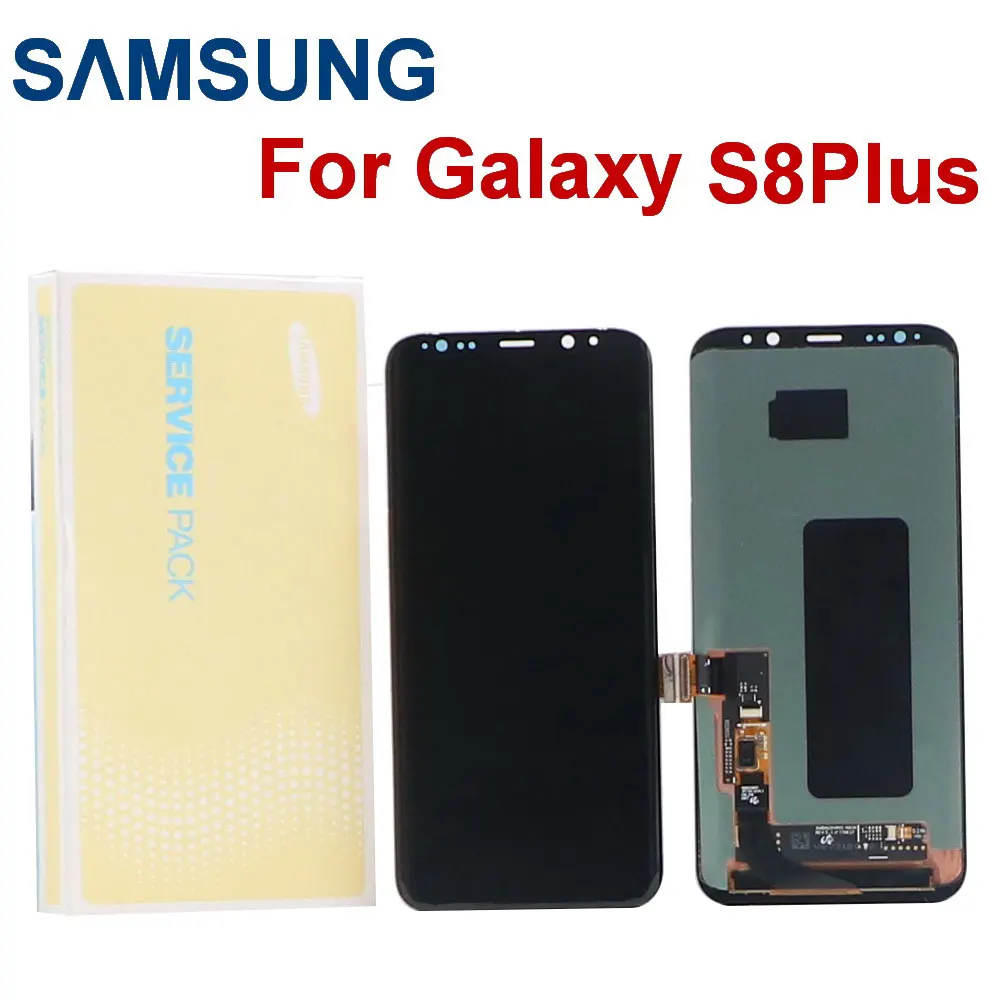 Оригинальный жидкокристаллический дисплей S8PLUS для Samsung Galaxy S8 + G955 G955F G955FD AMOLED