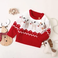 baby sweaters newborn boys winter clothes christmas knitted toddler girls jumpers autumn outerwear infant long sleeves knitwear