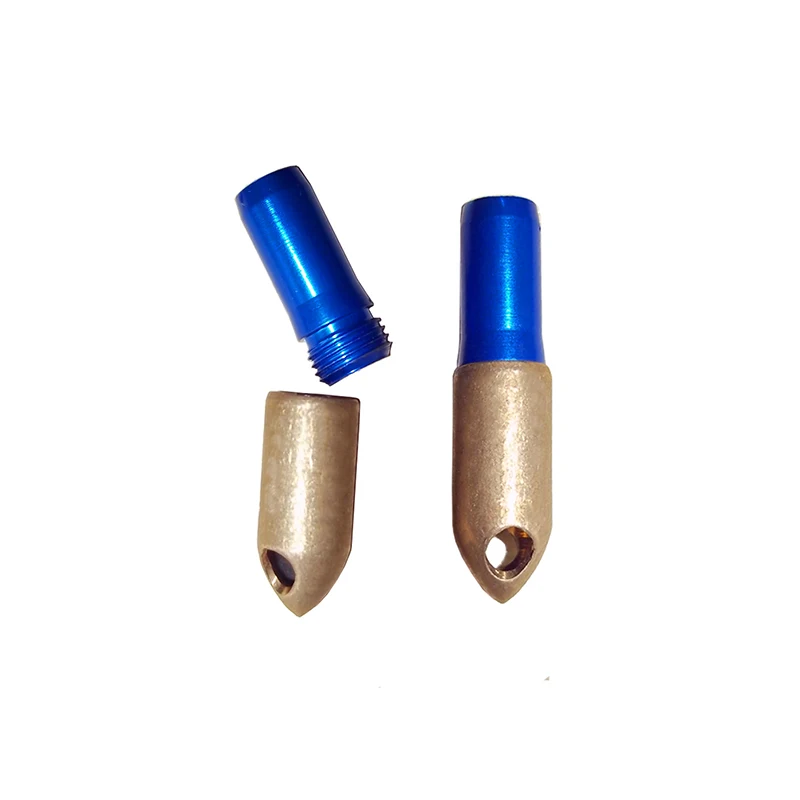 12 шт стрельба из лука свисток наконечник медная стрела для охоты 8 мм диаметр