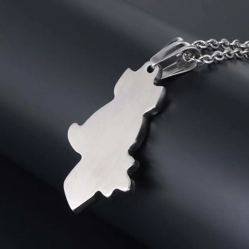 Ожерелье Hemiston в стиле ретро с кулоном виде совы из титановой стали мужское