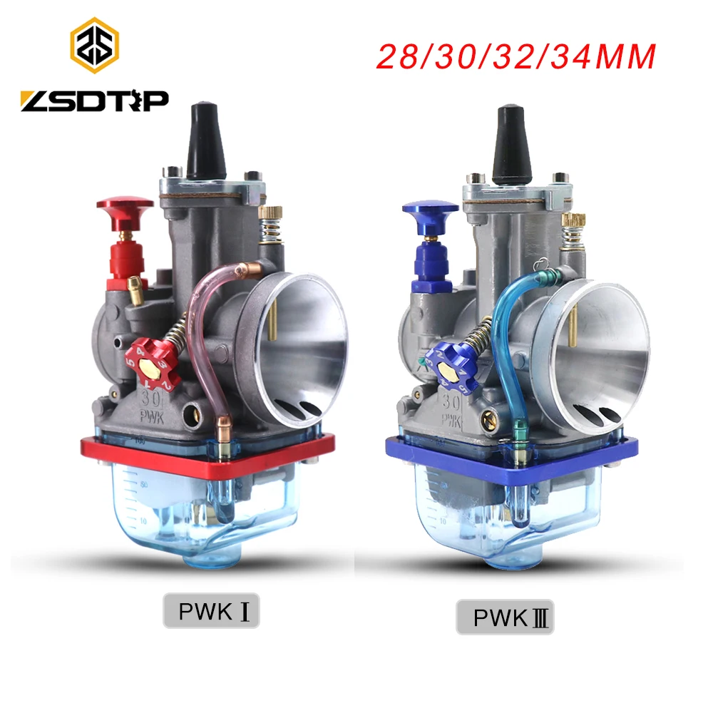 Мотоцикл ZSDTRP для Keihin Pwk карбюратор uretor КАРБЮРАТОР 28 30 32 34 мм высокоскоростная