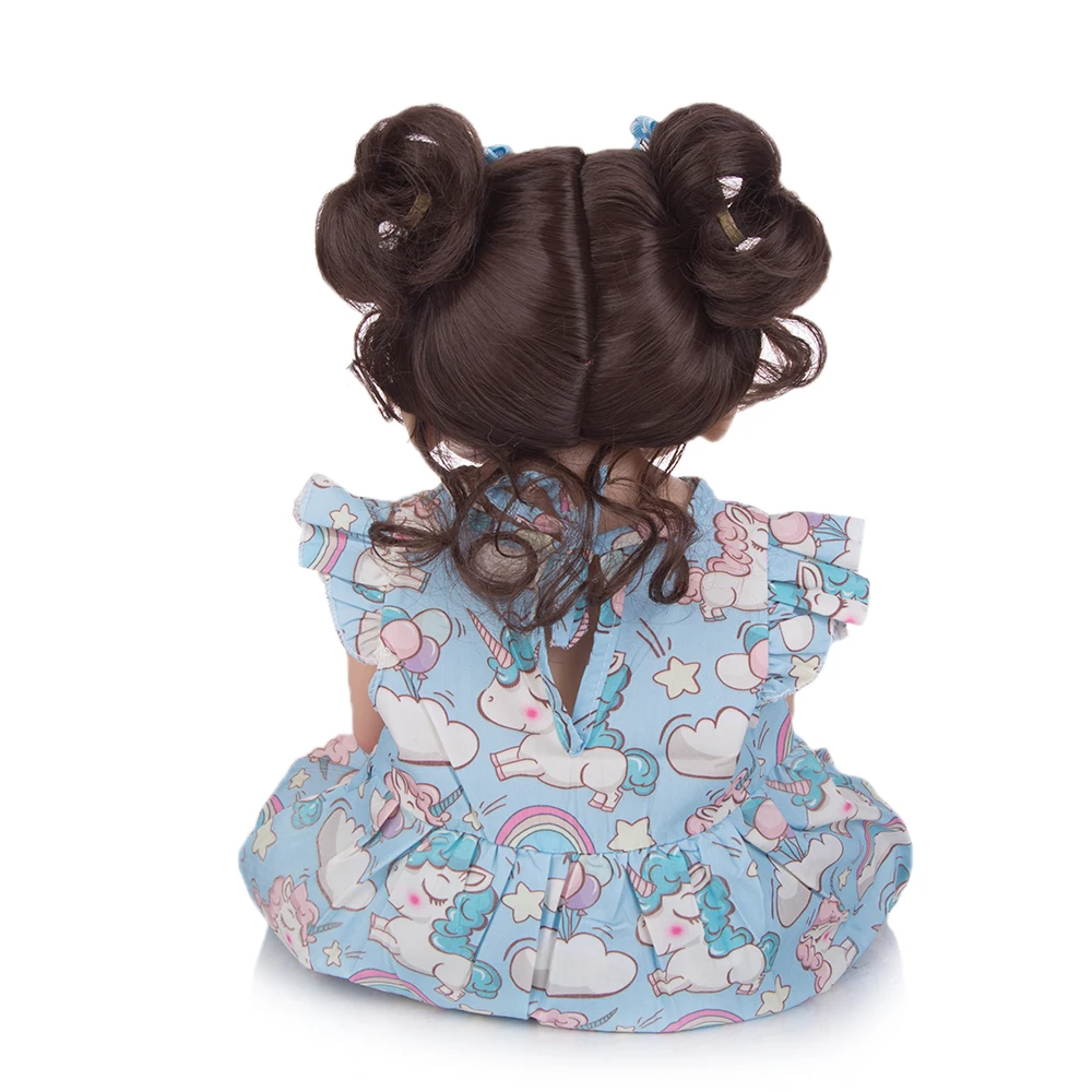 KEIUMI новая милая Кукла Reborn boneca 55 см 22 дюйма Baby Girl игрушка малыш Playmate подарок на день