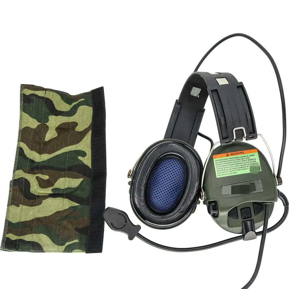 TCIHEADSET Tactical Hunting Pickup Noise Reduction MSASORDIN Headphone Airsoft Tactical Headset Electronic Shooting Earmuffs FG