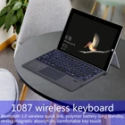 Ультратонкая Беспроводная Bluetooth-клавиатура с трекпадом и встроенными двумя кнопками, трекпад type-c для Microsoft Surface GoGo 2