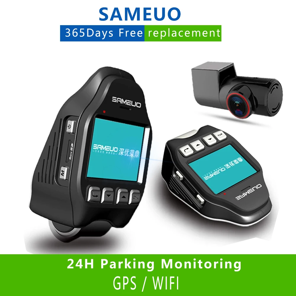 

Sameuo U600 WIFI Dash Cam Camera Video Recorder Auto Dashcam 2K Rear View For Car Camera 1080P Reverse Dvr 24H Parking Monitor