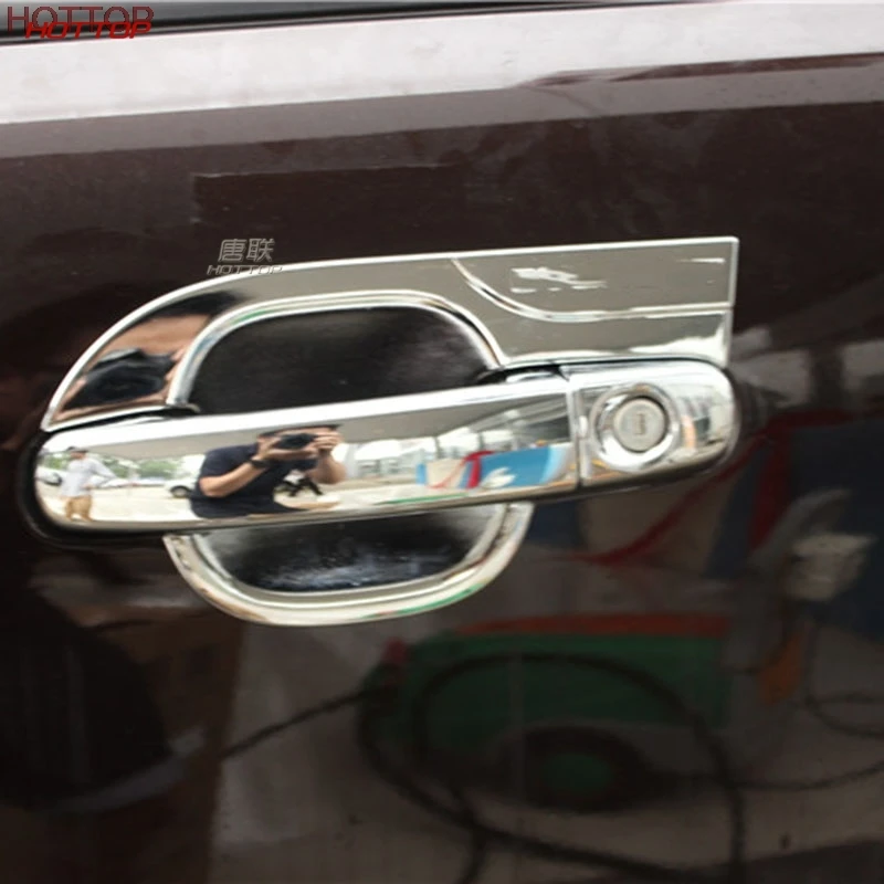 Аксессуары для Ford Everest 2016 2017 хромированная чаша из АБС пластика/крышка дверной