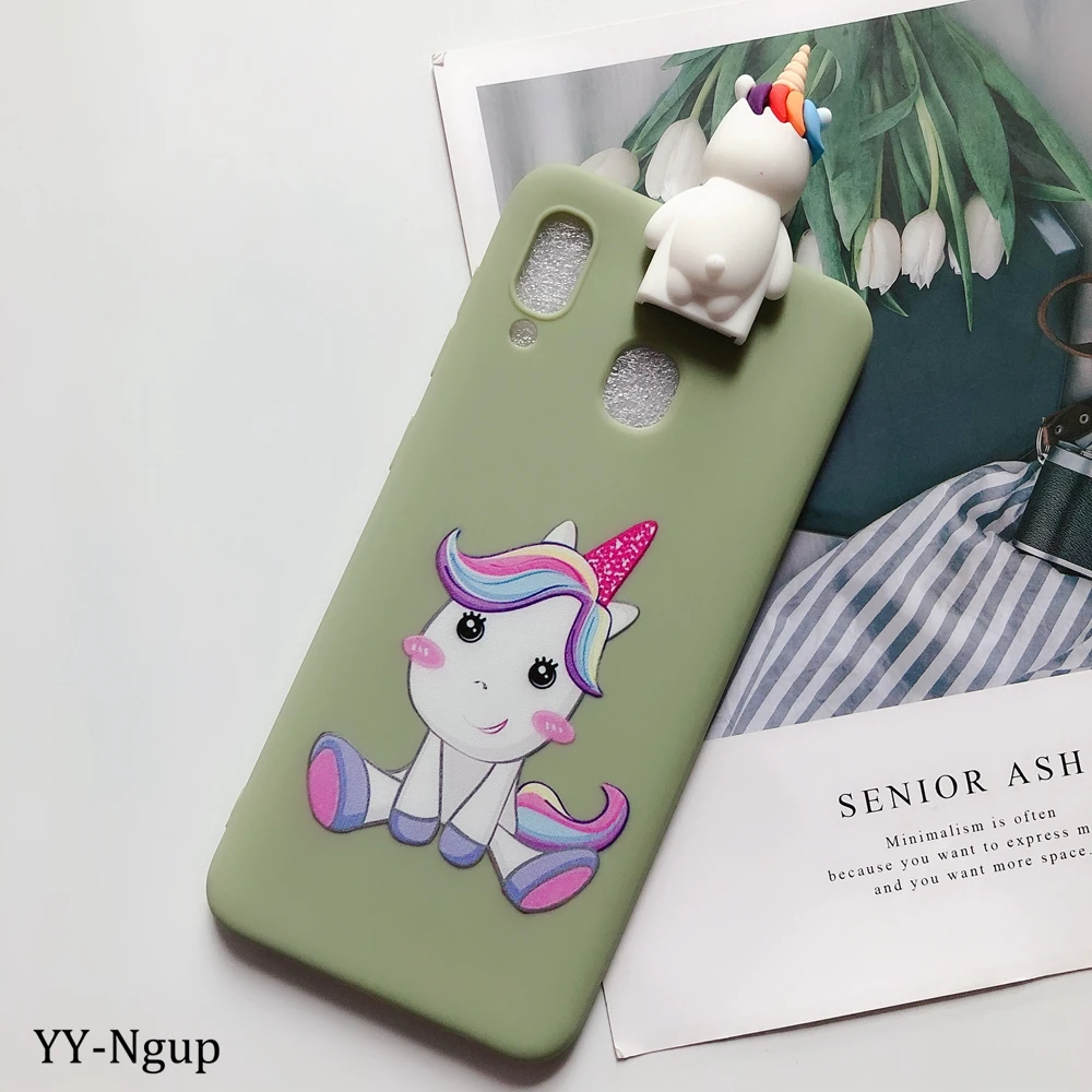 1 Чехол для redmi 7, etui, Xiaomi redmi Note 5, 6, 7 Pro, чехол, Kawaii, 3D единорог, силиконовый чехол для Funda, Xiaomi Note 6, 4, 4X, держатель для телефона - Цвет: 1