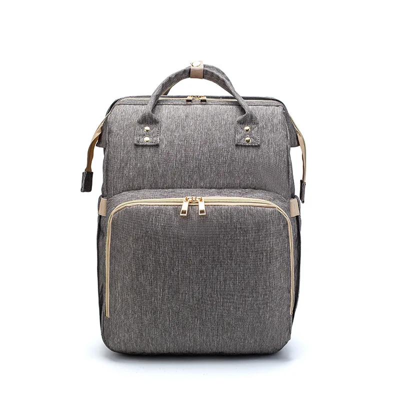 

Diaper Bag Moms and Dads Backpack Multifunctional Baby Bed Bags Foldable Maternity Nursing Handbag Stroller Bag Drop Ship