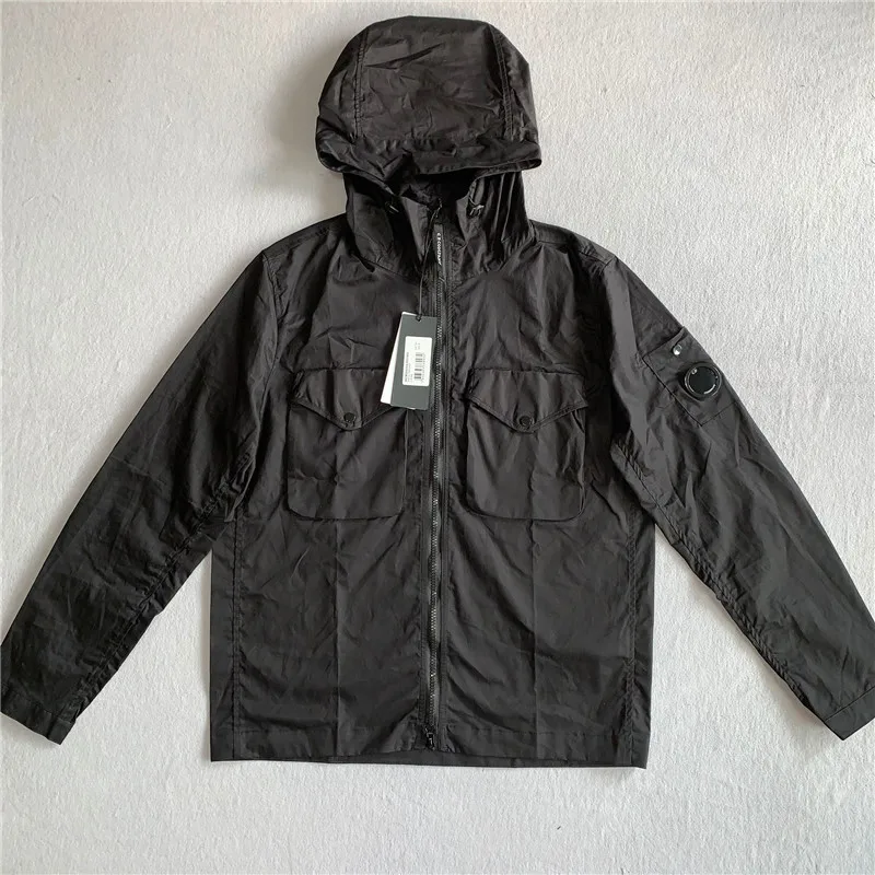 

Foreign Trade New Young Men's CiP Zipper Cardigan Hooded Tooling Jacket Korean Casual Men's Fashion Jacket