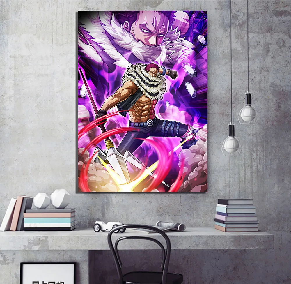 Wall Artwork Canvas Painting Picture Print 1 Panel Anime One Piece Charlotte Katakuri Home Decor Poster For Living Room Modular | Дом и сад