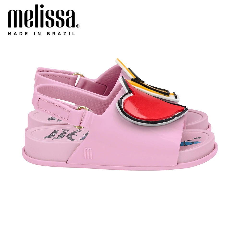 Melissa Mini пляжные сандалии шлепанцы для девочек и мальчиков прозрачная обувь
