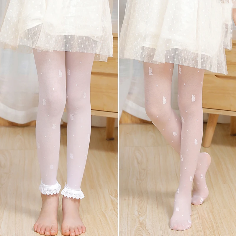 Летние тонкие детские колготки для девочек Балетки танцев маленьких Тонкие