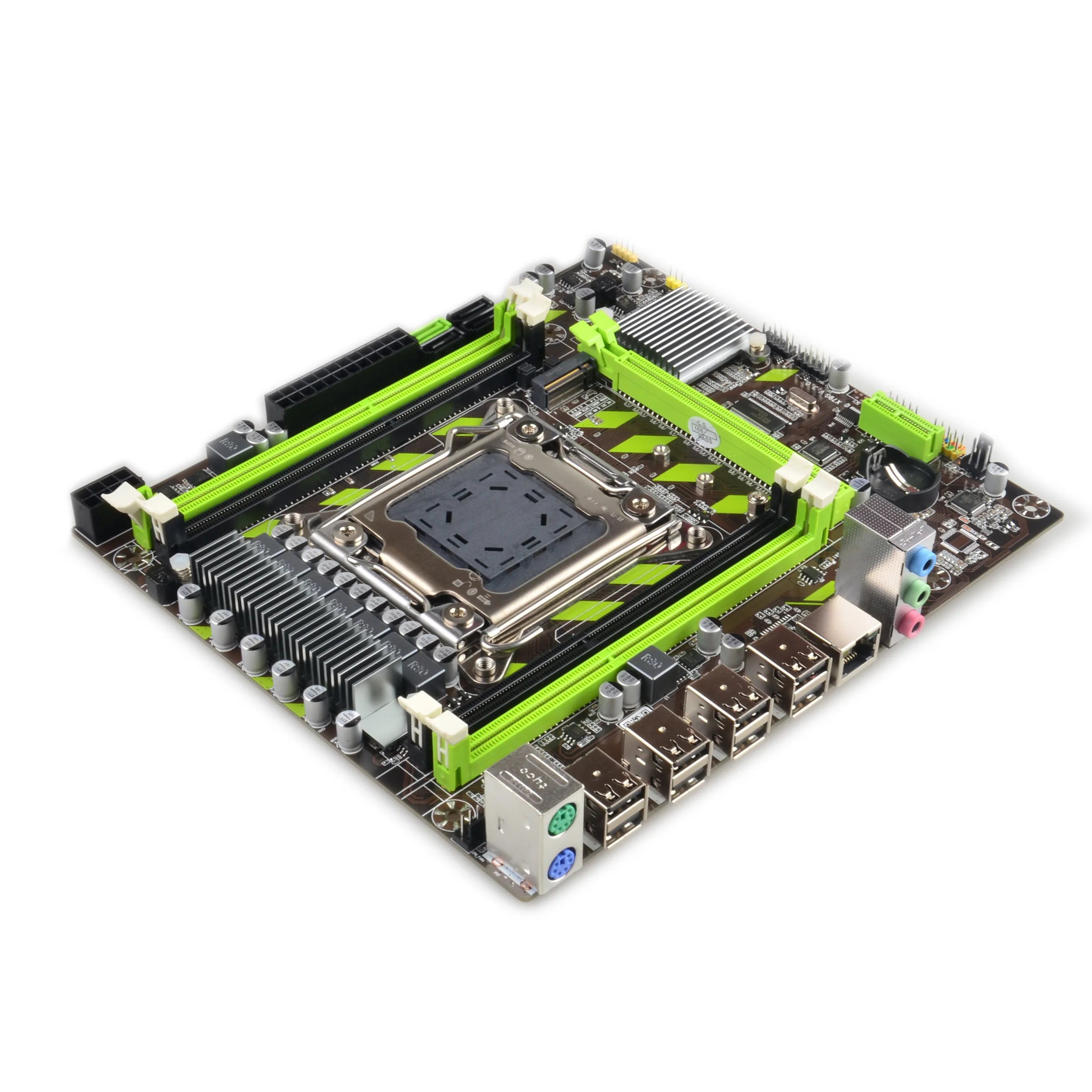 Материнская плата X79 micro-ATX LGA2011 с Xeon E5 2630 V2 и 16 Гб = 4*4 1333 МГц Серверная ОЗУ |