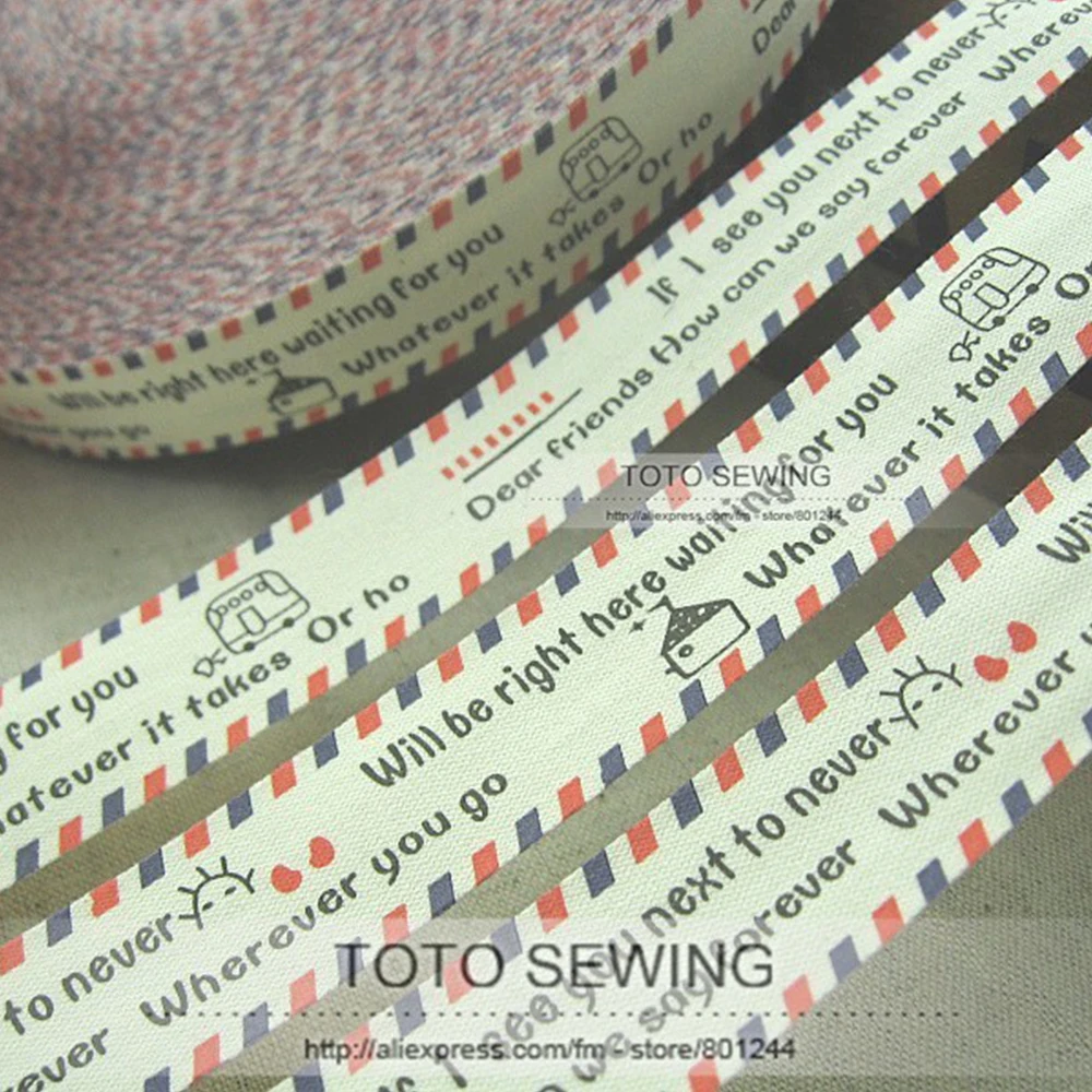 Min.order is $15 (mix order) Zakka cotton sewing label 2CM warm words about friendship pattern TOTO sewingfree shipping F001#-17 | Дом и сад