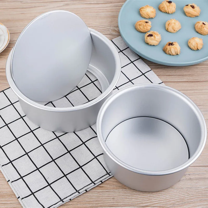 

DIY Removable Non Stick Cake Pan Set Cake Mold Round Cake Pan Bottom Pudding Mold Baking Tools Hot