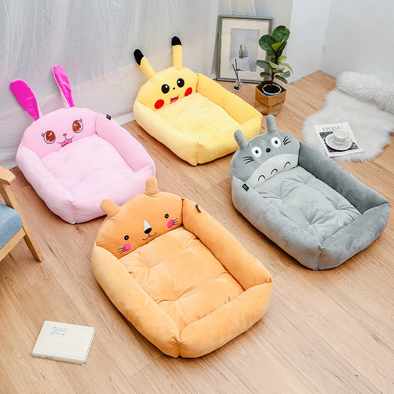 Диван-кровать для собак Мягкий Глубокий коврик домашних животных Теплый кошачье