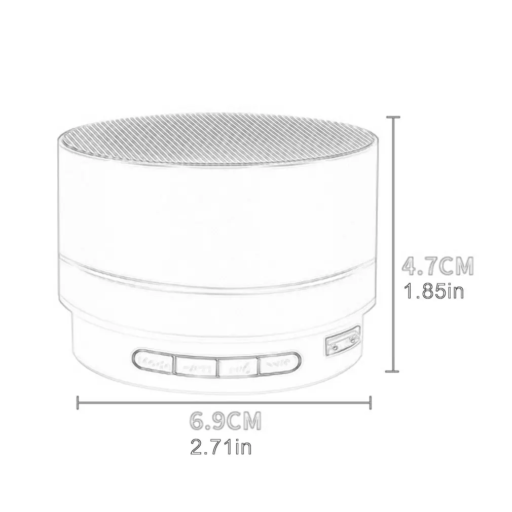 Металлическая Беспроводная Колонка A10 портативная маленькая домашняя колонка