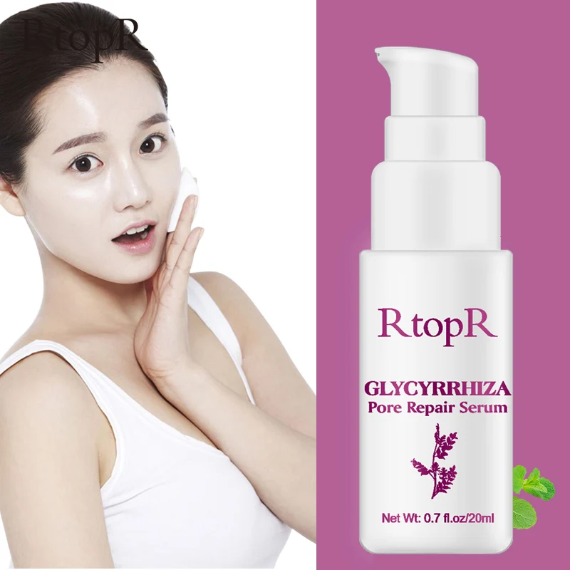 Сыворотка для очистки пор RtopR Glycyrrhiza быстро и эффективно сужает поры глубоко