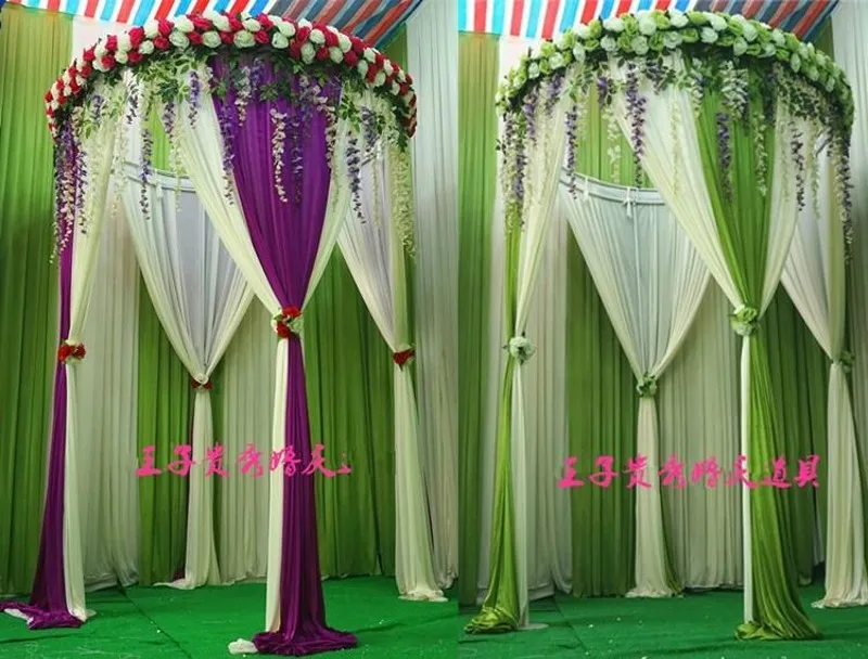 Изготовленные на заказ цветные блестки 2 м * 3 бусины шелковая ткань атласная