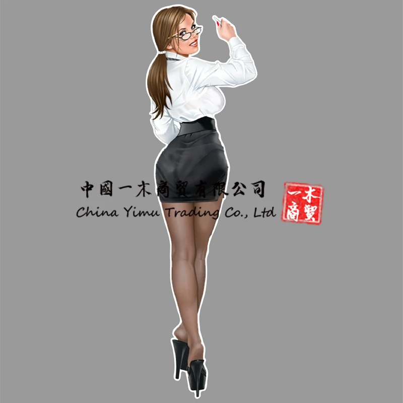 Сексуальные ноги Аниме Девушки уайфу женские виниловые наклейки Hentai Ahegao наклейки для ног Pinup девушка потрясающая Мексиканская брюнетта Большая Твердая грудь