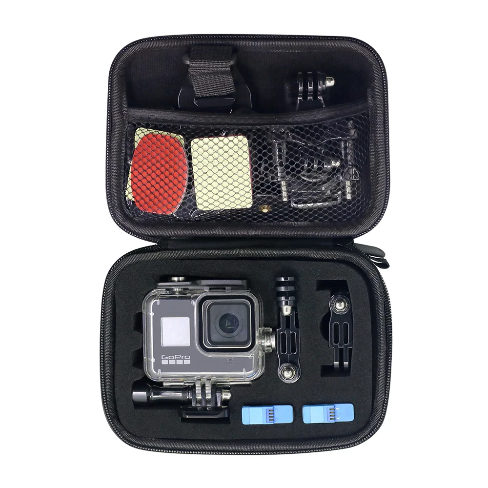 

Portable Small Action Camera Bag Mini EVA Case Protective Bag Fit for Hero 9 8 7 5 Black Hero 9 Box Storage Bag