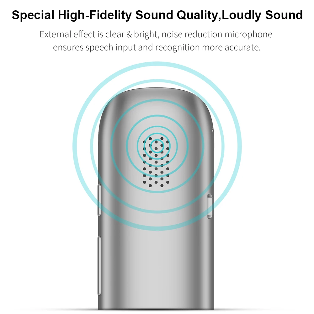 Мини Портативный беспроводной умный голосовой переводчик 40 язык двухстороннее