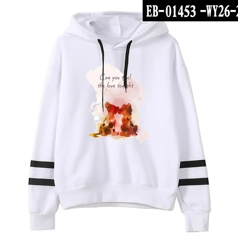 Новый стиль мультфильм лев худи с королем для мальчиков и девочек Роскошные Harajuku