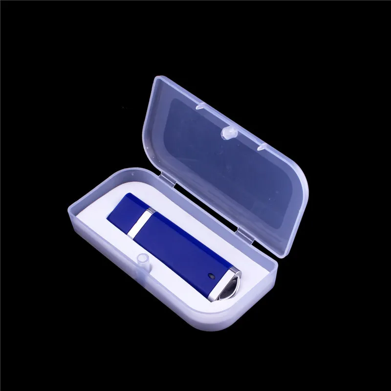 JASTER модная зажигалка форма usb+ Подарочная коробка флеш-накопитель USB флеш-накопитель 4 ГБ 8 ГБ 16 ГБ 32 ГБ 64 Гб карта памяти - Цвет: Blue