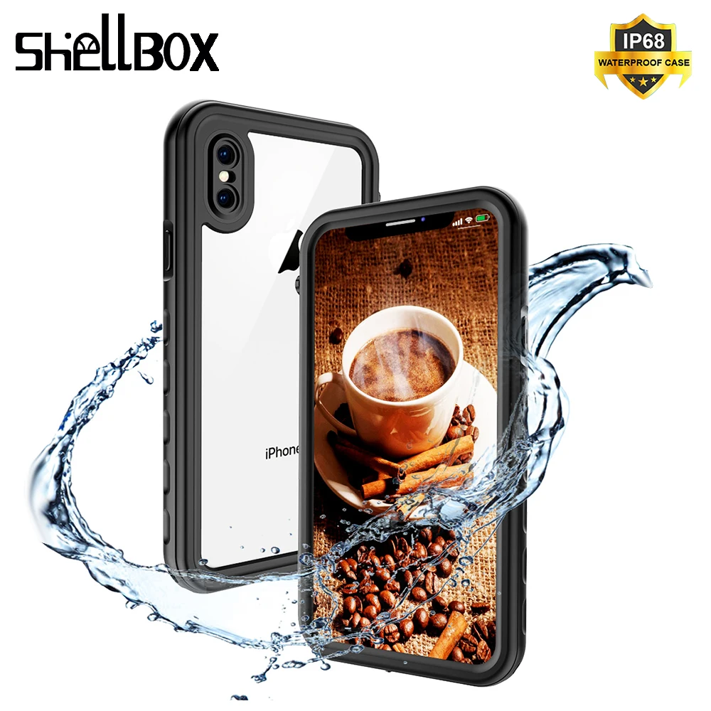 SHELLBOX водонепроницаемый чехол для телефона iPhone XR X XS Max водостойкий купальный 11 Pro