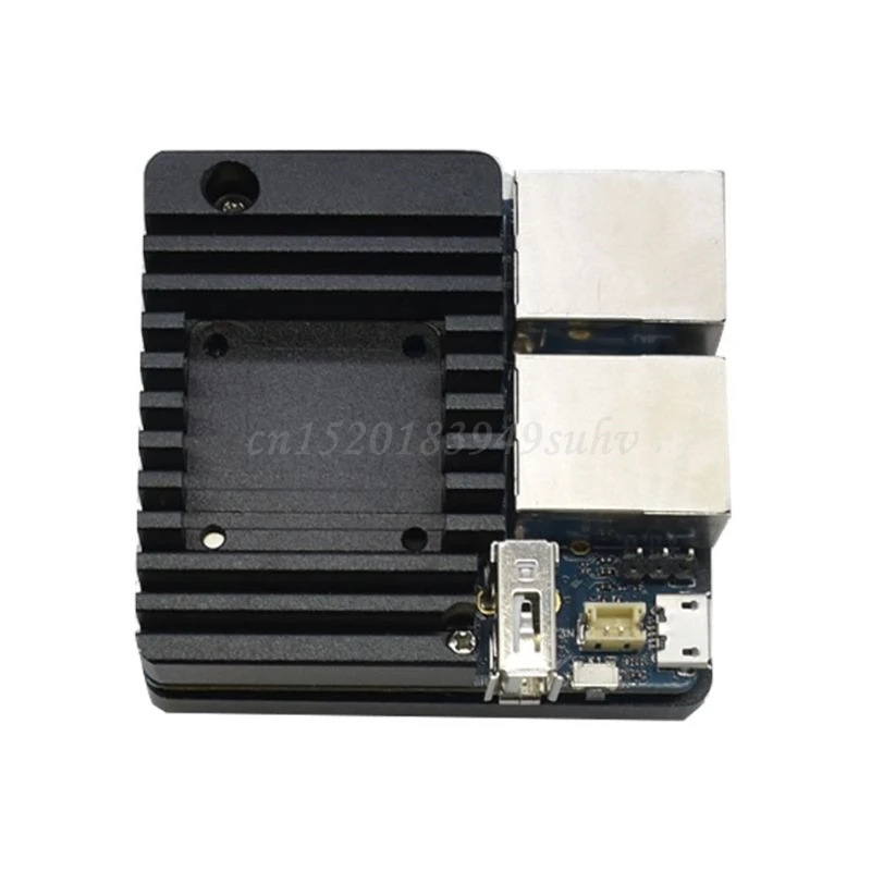 

Metal Enclosure Cooling Case Cover with Cooling Fan for NanoPi R2S Mini Router