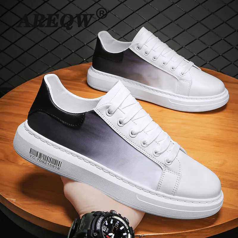 

Men's Shoes 2021 Summer New Fashion Gradient Color Personalized Cloth Breathable Casual Sports Shoes