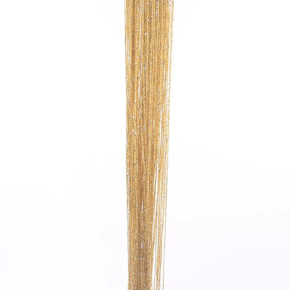 200 см * 100 блестящая кисточка вспышка линия занавеска оконная дверь делитель для