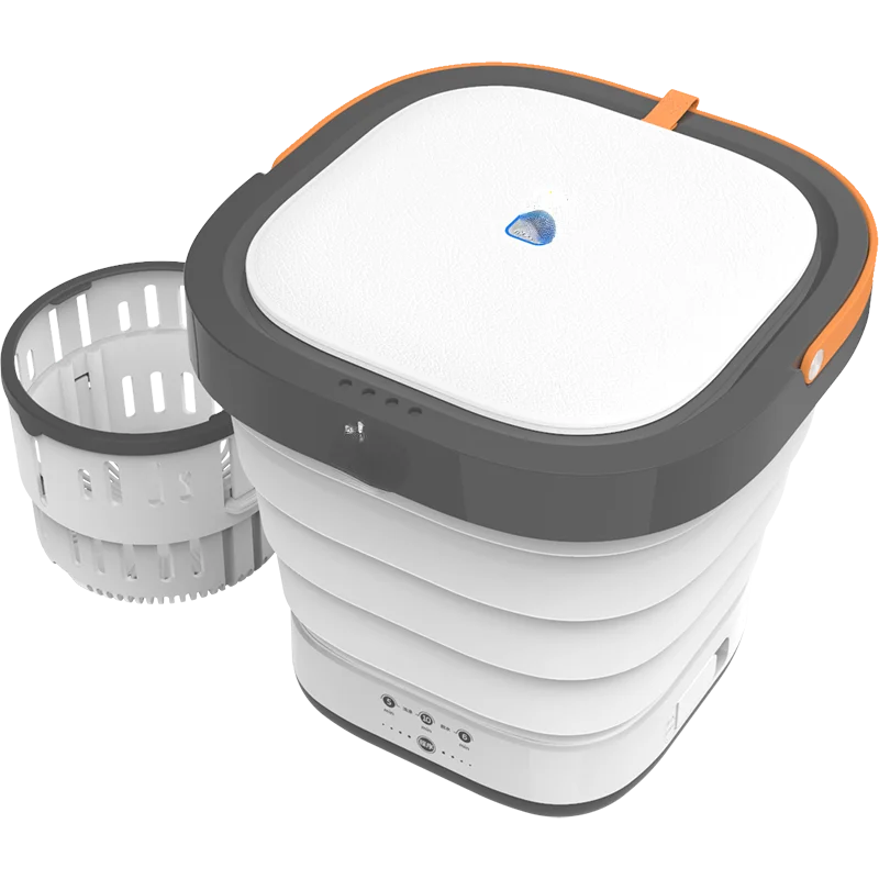 

XPB08-F2S Folding Mini Washing Machine Portable Laundry Dehydrated Washing Machine for Business Travel