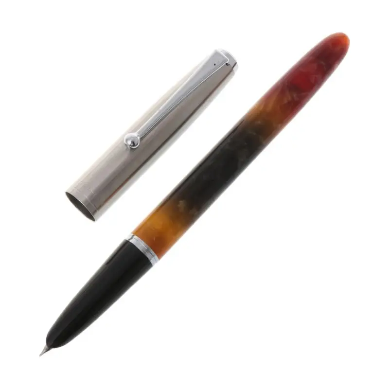 1 шт. Jinhao 51A роскошная мужская авторучка, деловая Студенческая ручка, 0,38 мм, очень тонкая ручка для каллиграфии, школьные офисные принадлежности для письма