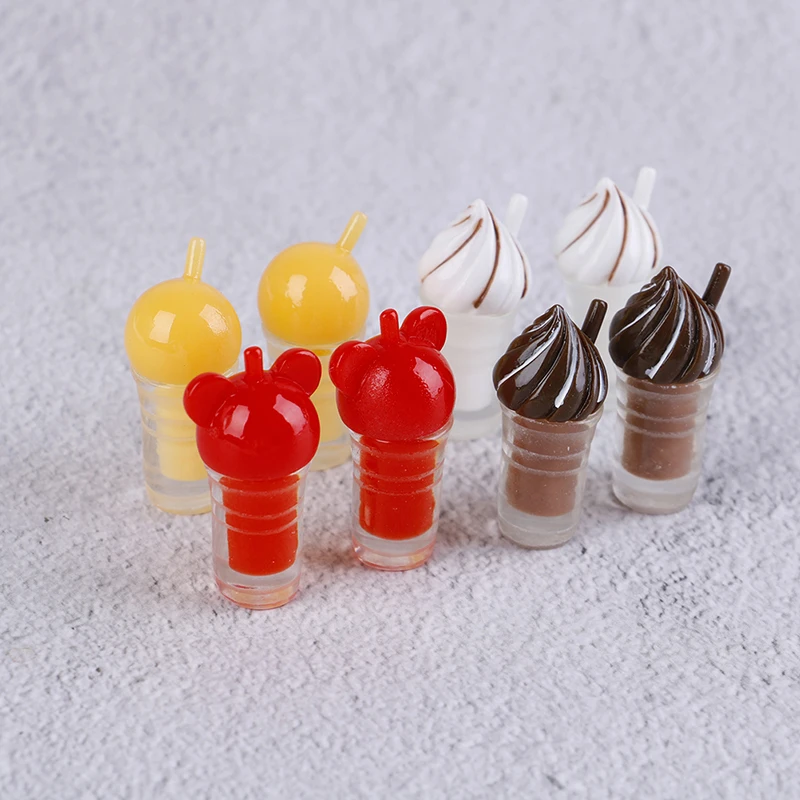 1/12 кукольный домик миниатюрная канифольное мороженое соломенная чашка для кофе
