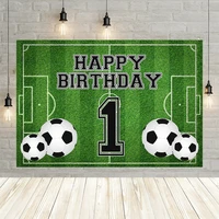 mehofond football boy 1st birthday backdrops soccer player green field photography backgrounds photo studios photophone props