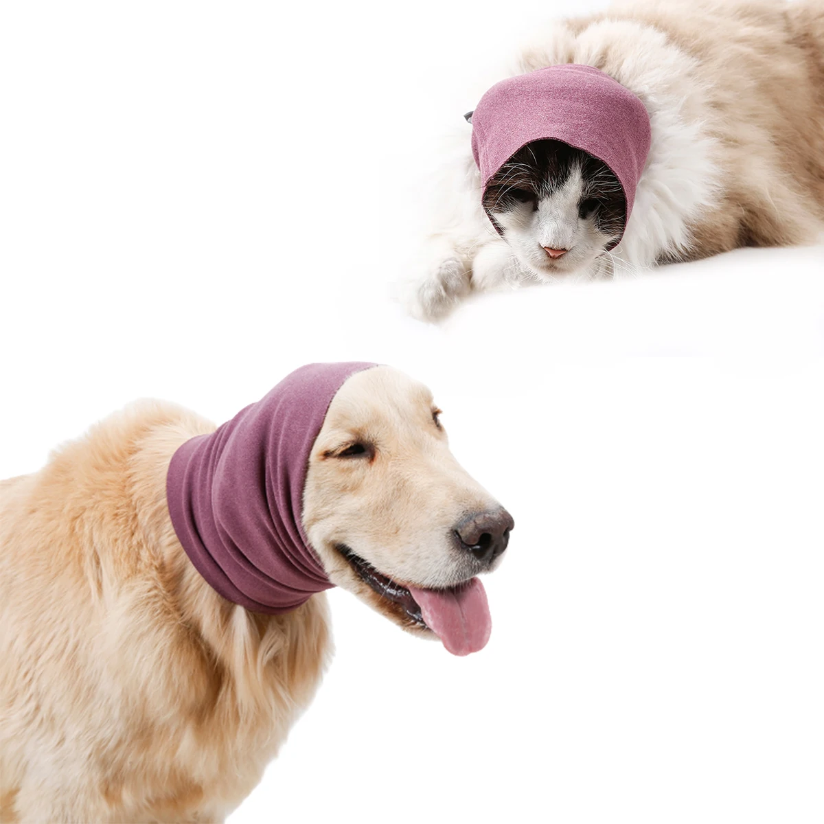 

Cat Dog grooming earmuffs soft warm noise-proof Calming Cat Dog for Noise Reduce Pet Hood Earmuffs for Bathing Blowing Drying