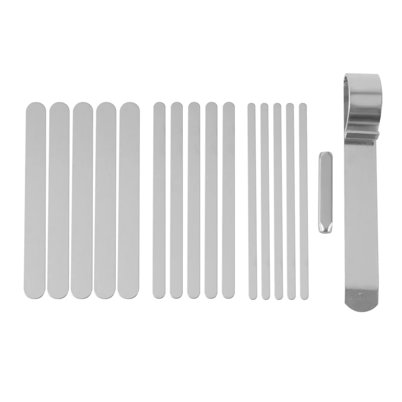 

17Pcs Bracelet Bending Rod Kit, Cuff Bracelet Blank with Bracelet Bending and Stamp, for DIY Bracelet Stamping Making