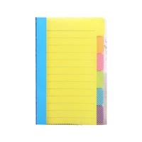 6color sticky stationery notepad self adhesive notes label bookmark point it marker memo sticker office school supplies notebook