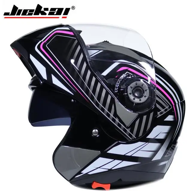 Nueva llegada наклейка кружок JIEKAI 105 флип КАСКО мотоциклетный мотоцикл caslista casco de carreras de motocross M L XL XXL - Цвет: 1