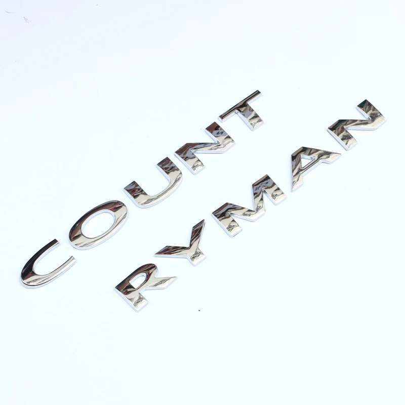 3D металлическая наклейка с логотипом заднего багажника надписью на автомобиль