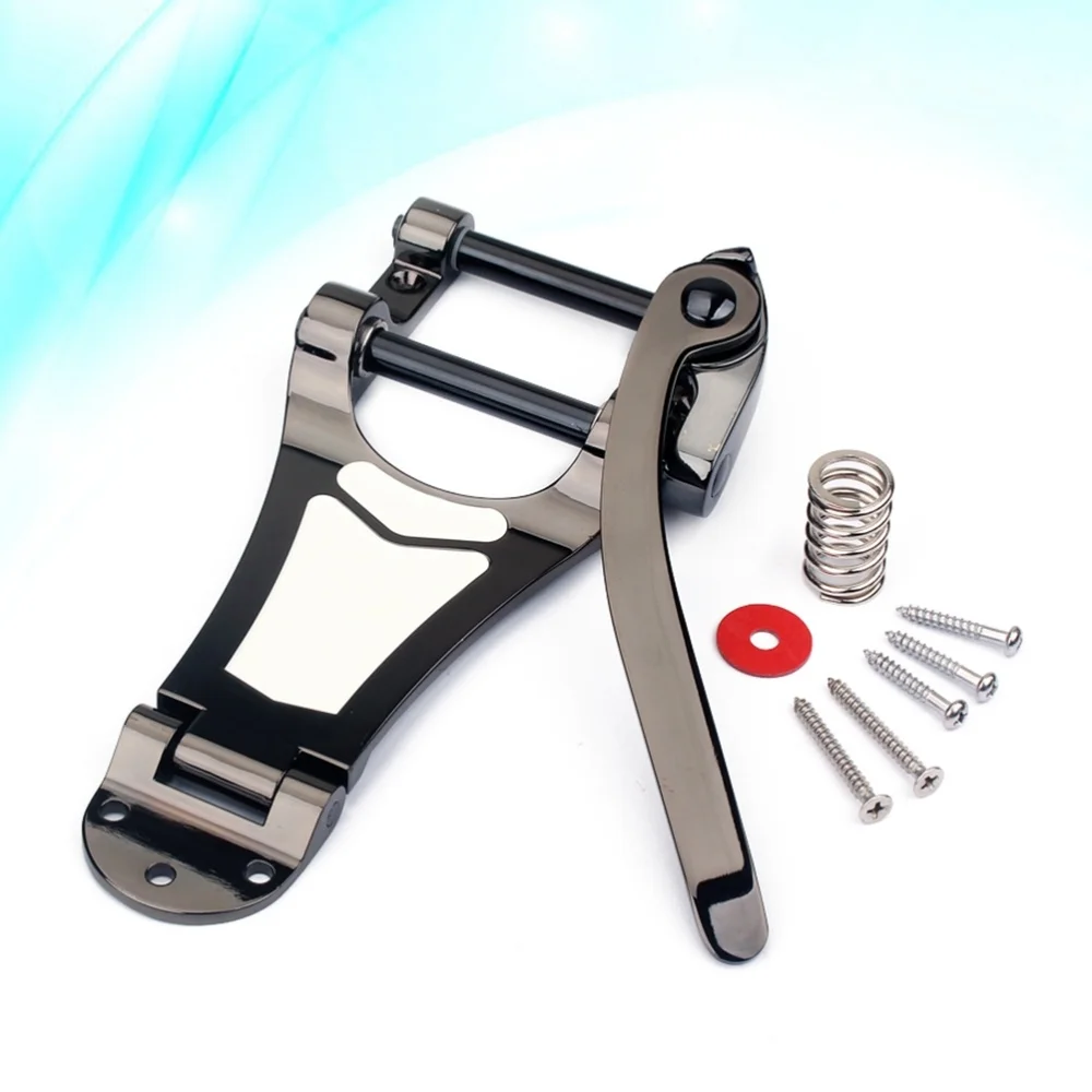 

Replacement Tremolo Vibrato Bridge Tailpiece Set for Electric Guitar (Golden)