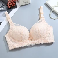 womens soft and comfortable non wireless bra small breasts gathered side meat underwear breathable adjustment bra