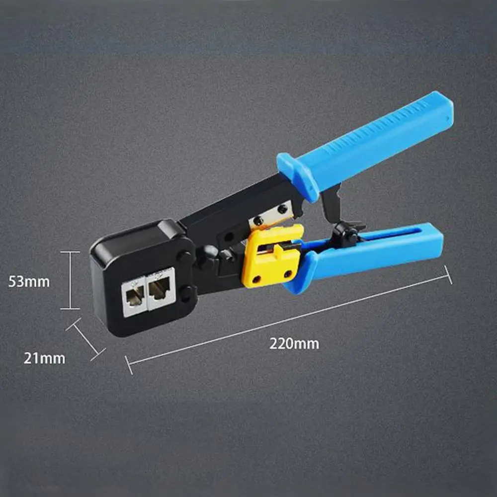 

Hand Network Tool Plier 6P/8P RJ45 Crimper Cable Stripper Pressing Clamp Pliers Tongs Clip Clipper Multifunction Kit
