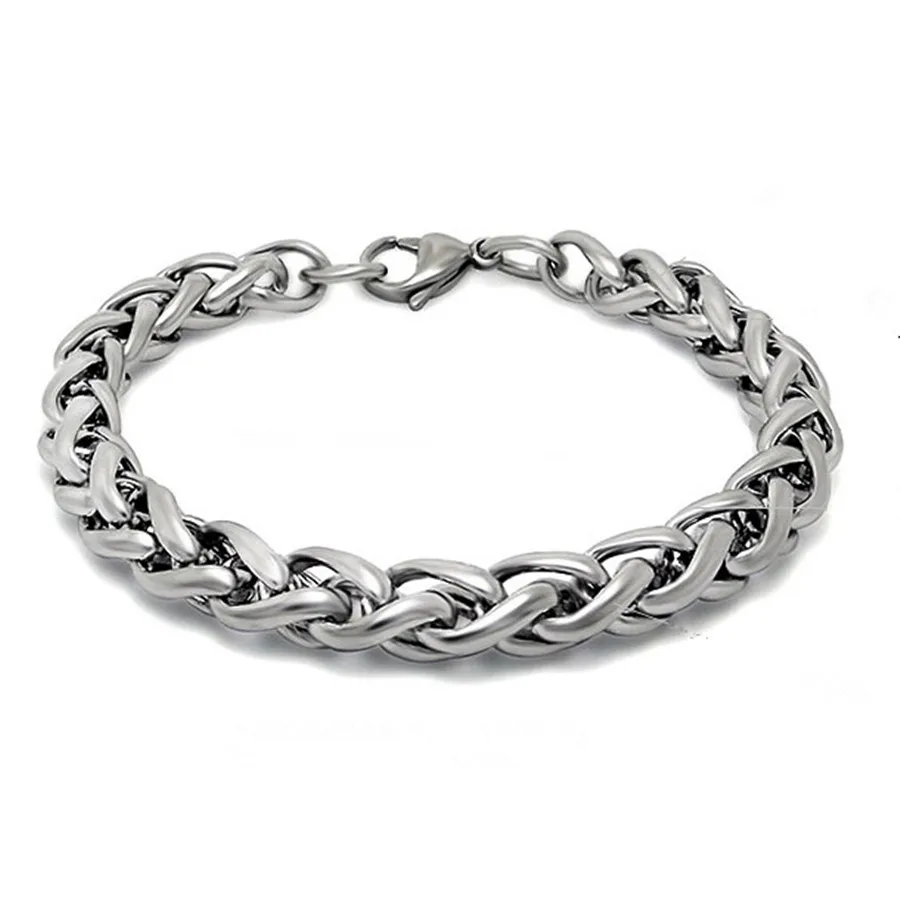 Мужской браслет-цепочка браслет из нержавеющей стали в стиле панк 2019 | Украшения