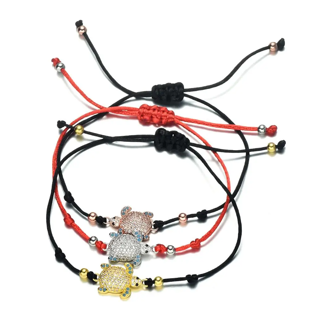 Браслет-талисман Морская Черепаха для мужчин и женщин Шарм-браслет с кубиками